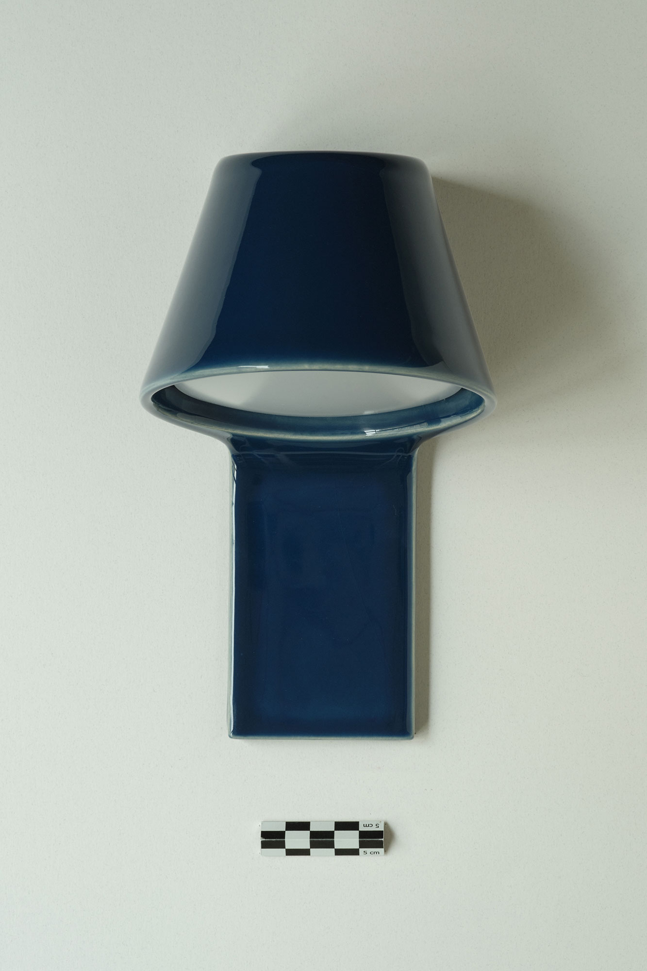 Deep blue wall lamp